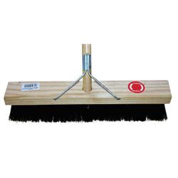 Broom P/form Soft Black 600mm C/w Hndl RIGGER