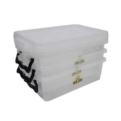 Bin Storage Bin Multibox Set 1.2ltr 3 Pce Blk Only