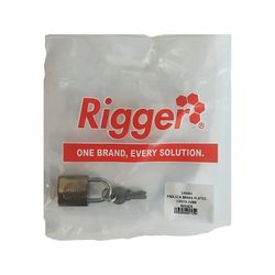 Lock Padlock Brass Carded 3 Keys 25mm T25mm