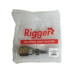 Lock Padlock Brass Carded 3 Keys 32mm T32mm