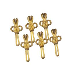 Curtain Hooks Brass R7 50 Per Pack
