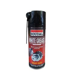 Lubricant White Grease Aero Spray 400ml SOUDAL
