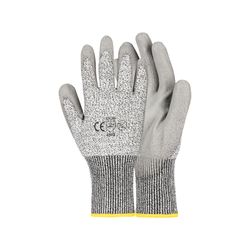 Gloves Cut Resistant Grey Pu Palm Cut Lv3 Size 10 G136