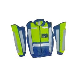 Jacket Metro Reflective Detach Sleeve Navy/lime Sml Vo39