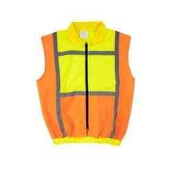 Jacket Refl Sleeveless 2 Tone Sml Vo27