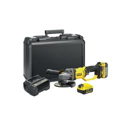 STANLEY Fatmax Angle Grinder Cordless 125mm Kit 2x Batt Sfm