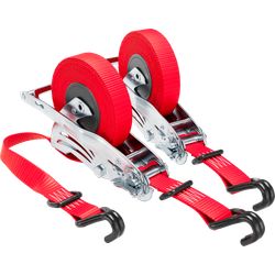 Ruwag Ratchet And Strap - Auto QUICK Loader Retractable 1200 Kg 4.5 M (0.5 M + 4 M) X 25 Mm 2-pack