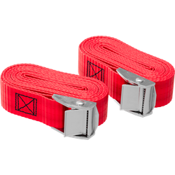Ruwag Ratchet And Strap QUICK Loader Cambuckle 300 Kg 2.5 M X 20 Mm 2-pack