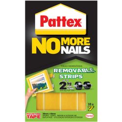Pattex No More Nails Removable Mounting Strips 2kg