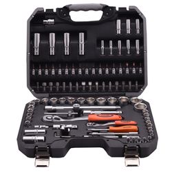 HARDEN 94 Pcs 1/2 Inch &1/4 Inch Socket Set