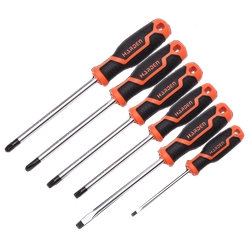 HARDEN 6pc Screwdriver Set Soft Handle