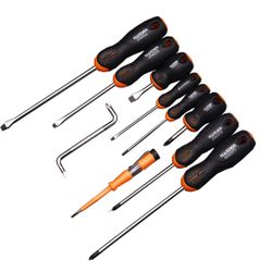 HARDEN 10pcs Screwdriver Set Soft Handle