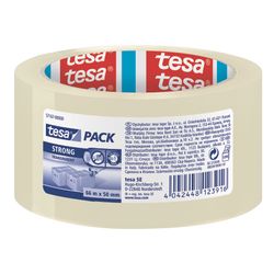 TESA Pack Strong Pp 66mx50mm Transparent (ip 6)