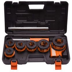 HARDEN 9pcs Pipe Threading Set 1/4 Inch-1 1/4 Inch