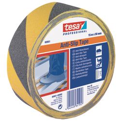 TESA Anti Slip Tape Professional 15mx50mm Yellow-black (ip 3)