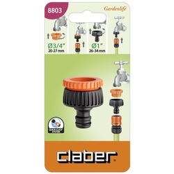 Multi Thread 1 Inch & 3/4 Inch Tap To Click Connector (carded)