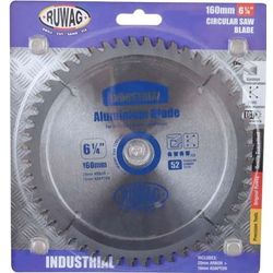 RUWAG 160mm Z52 Saw Blade Tct Profi Aluminium