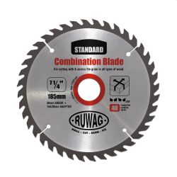 RUWAG 185mm Z40 Saw Blade Tct Standard