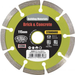 RUWAG 115mm Brick & Concrete Econo Diamond Blade
