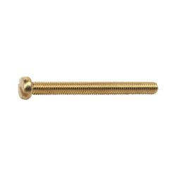 RUWAG Machine Screw Brass Cheese Head Slotted 4x20mm (5)