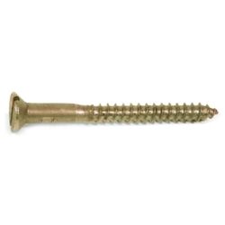 RUWAG Solid Brass Wood Screw 5x40mm (10)