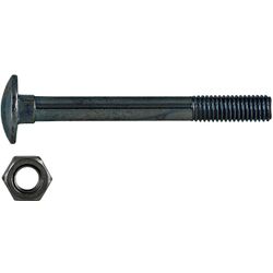 RUWAG Cup Square Bolt & Nut Black 10x90mm (344)