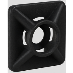 RUWAG Mount Pad Cable Ties Black 28x28mm (10)