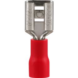 RUWAG Pre-ins Female Disconnect Red 4.8mm (25)