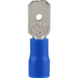 RUWAG Pre-ins Male Disconnect Blue 6.3mm (25)