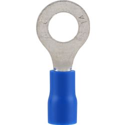 RUWAG Pre-ins Ring Terminal Blue 4mm (25)