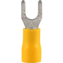 RUWAG Pre-ins Spade Terminal Yellow 6mm (25)