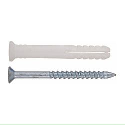 RUWAG Plastic Rimmed Nail-in Anchor 5x25mm (15)