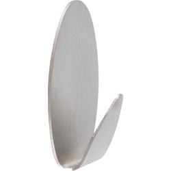 RUWAG Stick-on Stainless Steel Oval Hook Medium (3)