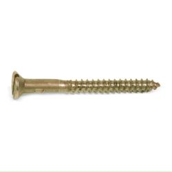 RUWAG Wood Screw Brass Plated 3x12mm (10)