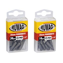 RUWAG Pz2x25 20pce Bit Set