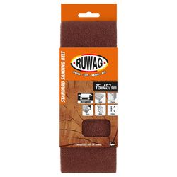 RUWAG 75x457 P80 3 Pack Belt /pk