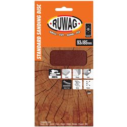 RUWAG 93x185 P60 Orbital Velcro 5 Pack /pk