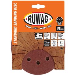 RUWAG 125 P60 Random Orbital 5 Pack /pk
