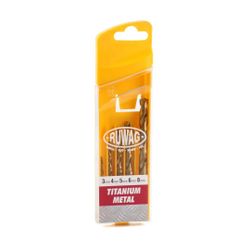 RUWAG 5pce Titanium Metal 3-8mm