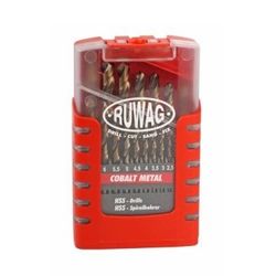 RUWAG 19pce Cobalt Metal 1-10mm
