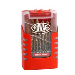 RUWAG 25pce Cobalt Metal 1-13mm