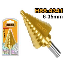 INGCO Drill Bit Step 4341 Shank Rnd 0.6-35mm
