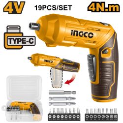 INGCO S/driver Cordless 4v & 1pc Bit