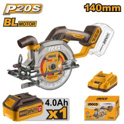 INGCO 20v Ps+ C/l Circular Saw 140mm Kit