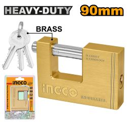 INGCO Padlock Ins Brass 90mm H/d