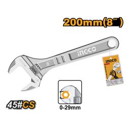 INGCO Wrench Adjustable 200mm