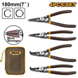 INGCO Plier Circlip 180mm Set 4pc