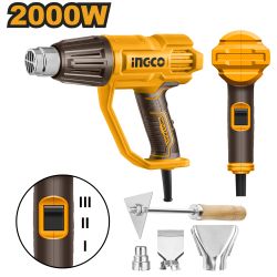 INGCO Heat Gun + Ass 2000w