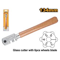 INGCO Cutter Glass 130mm + 6 Blades
