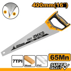 INGCO Saw Hand 400mm 7tpi Bev Bld